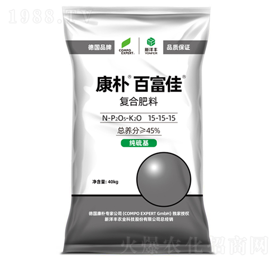 康樸百富佳復(fù)合肥料15-15-15-康樸
